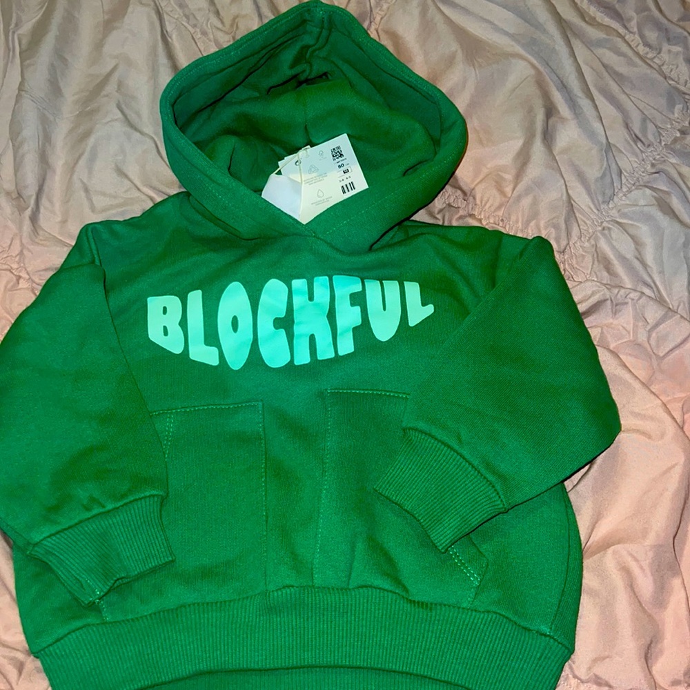 Brand new Zara infant hoodie